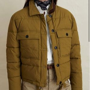 Alex Mill Quilted Puffer w/ Cord collar. SZ Small.